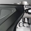 Rancilio Classe 5 Side Panel in Anthracite Black and Steam C-Lever Closeup